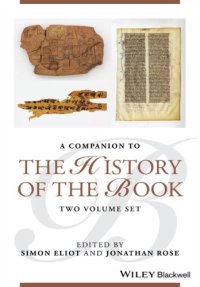 cover of the book Companion To The History Of The Book