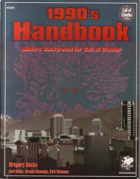 cover of the book 1990's Handbook: Modern Background for Call of Cthulhu