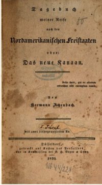 cover of the book Tagebuch meiner Reise nach den Nordamerikanischen Freistaaten oder Das neue Kanaan