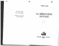 cover of the book La méditation sauvage