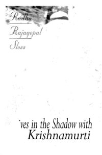 cover of the book Lives in the Shadow with J. Krishnamurti