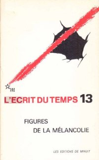 cover of the book Figures de la melancolie