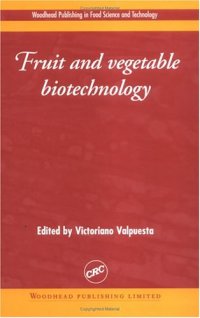 cover of the book Fruit and Vegetable Biotechnology