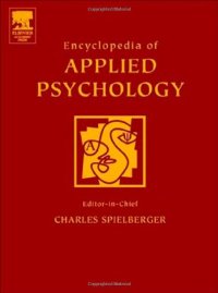 cover of the book Encyclopedia of Applied Psychology, Three-Volume Set 