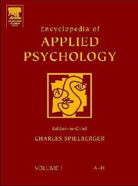 cover of the book Encyclopedia of Applied Psychology. A-H