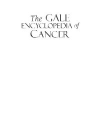 cover of the book The Gale Encyclopedia of Cancer