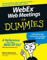 cover of the book WebEx web meetings for dummies