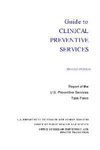 cover of the book Guide to Clinical Preventive Services: Report of the United States Preventive Services Task Force