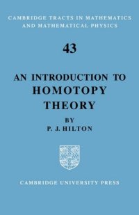 cover of the book An introduction to homotopy theory