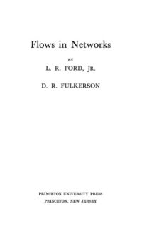 cover of the book Flows in networks