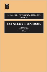 cover of the book Risk aversion in experiments