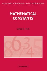 cover of the book Mathematical Constants