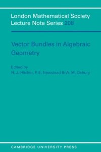 cover of the book Vector Bundles in Algebraic Geometry