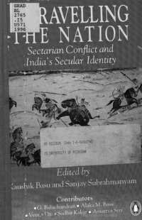 cover of the book Unravelling the nation : sectarian conflict and India's secular identity