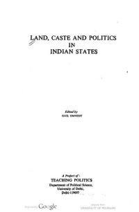 cover of the book Land, caste, and politics in Indian states