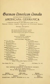 cover of the book Americana Germanica