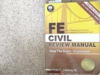 cover of the book FE Civil Review Manual Rapid Preparation for the Civil Fundamentals of Engineering Exam