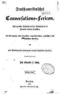 cover of the book Deutsch-amerikanisches Conversations-Lexicon Mit spezieller Rücksicht auf das Bedürfnis der in Amerika lebenden Deutschen