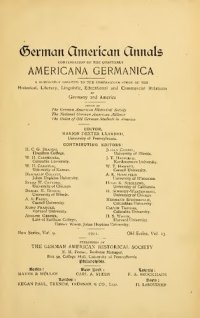 cover of the book Americana Germanica