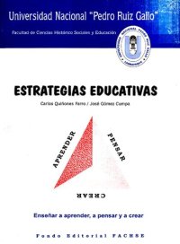 cover of the book Estrategias educativas. Enseñar a aprender, a pensar y a crear