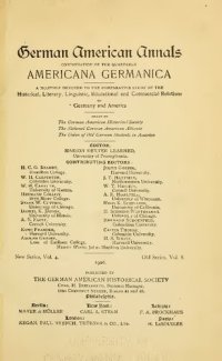 cover of the book Americana Germanica