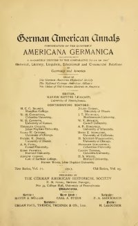 cover of the book Americana Germanica