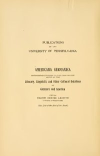 cover of the book Benjamin Franklin and Germany