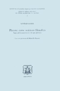 cover of the book Platone come scrittore filosofico