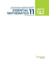 cover of the book Jacaranda Maths Quest Units 1&2 Essential Mathematics 11 for Queensland