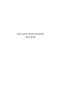 cover of the book The Men Who Raised the Bar: The evolution of the highest individual score in Test cricket