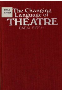 cover of the book The changing language of theatre