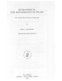 cover of the book Humanism in the Renaissance of Islam: The Cultural Revival During the Buyid Age