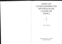 cover of the book Lexicon Iconographicum Mythologiae Classicae (LIMC)