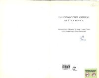 cover of the book Las Exposiciones Antiguas de Ética Estoica