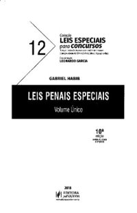 cover of the book Leis Penais Especiais