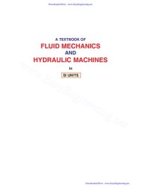 cover of the book A Textbook of Fluid Mechanics and Hydraulic Machines