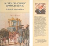 cover of the book La caída del gobierno español en el Perú el dilema de la independencia