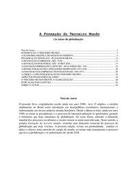 cover of the book A formação do 3º mundo