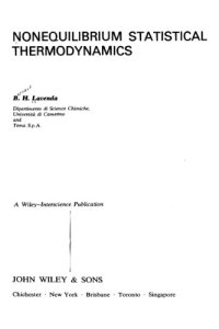 cover of the book Nonequilibrium statistical thermodynamics