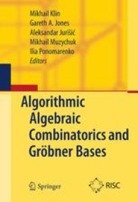 cover of the book Algorithmic Algebraic Combinatorics and Gröbner Bases