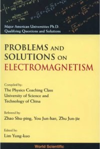 cover of the book Problems and solutions on electromagnetism