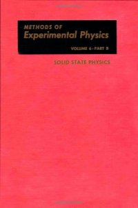 cover of the book Methods of experimental physics, - Solid state physics. part B Electrical, magnetic, and optical properties