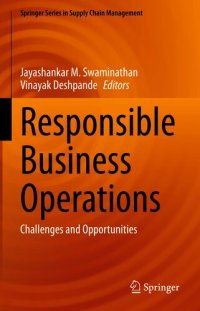 cover of the book Responsible Business Operations: Challenges and Opportunities