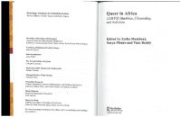 cover of the book Queer in Africa: LGBTQI Identities, Citizenship, and Activism