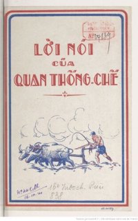 cover of the book Lời nói của quan thống-chế