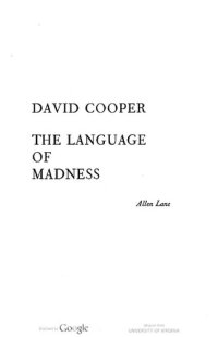 cover of the book Language of Madness