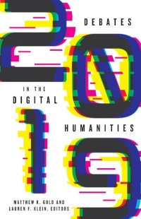 cover of the book Debates in the Digital Humanities 2019