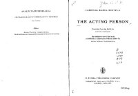 cover of the book The Acting Person