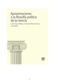 cover of the book Aproximaciones a la filosofía política de la ciencia