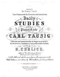 cover of the book Dailly Technical Studies for Piano